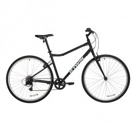 Decathlon - Riverside Hybrid Bike 100, 700c, Black, Medium