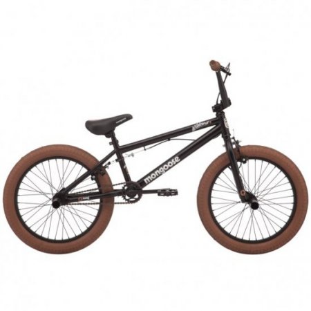 Mongoose 20" Wildcard Boys' Freestyle BMX Bike, Black