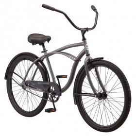 Schwinn Siesta Cruiser Bike, Single Speed, 26 In. Wheels, Charcoal, Men's Style