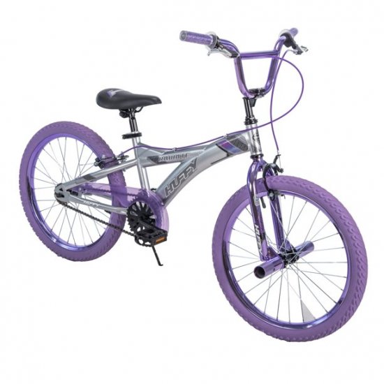 Huffy 20\" Radium Metaloid BMX-Style Girls Bike, Purple