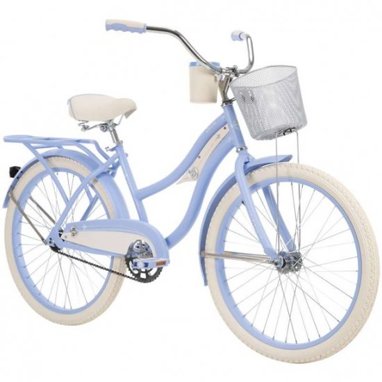 Huffy Deluxe 24\" (Perfect Fit Frame) Girls Cruiser Bike