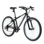 Decathlon Rockrider ST100 24 Inch Mountain Bike Black, Kids Size 4'5" to 4'11"