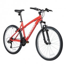 Decathlon Rockrider ST50 Aluminum Mountain Bike, 26", Red, Medium