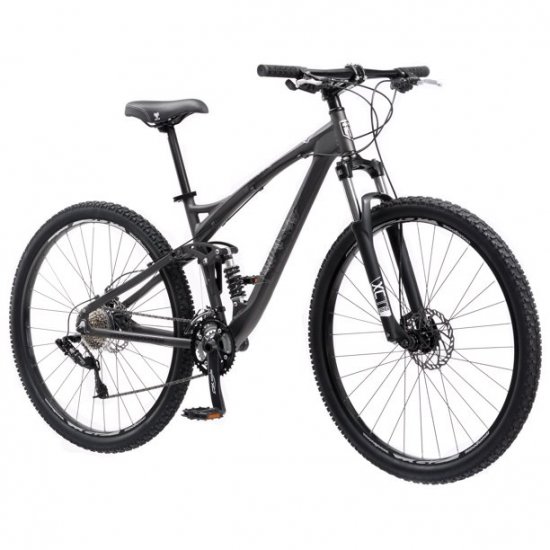 Mongoose XR-PRO Men\'s Mountain Bike, 29-inch wheels, 24 speeds, Black