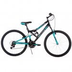 Huffy 26" Trail Runner Womens Mountain Bike, Metallic Pool Blue