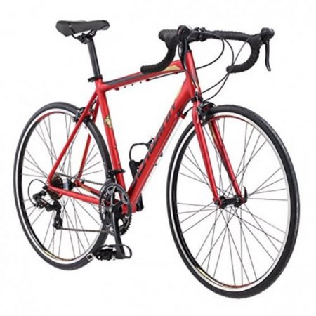 Schwinn Volare 1400 Bicycle-Color:Matte Red,Size:700C,Style:Men's Drop Bar Road