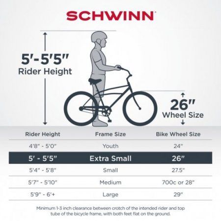 Schwinn Siesta Cruiser Bike, Single Speed, 26 In. Wheels, Charcoal, Men's Style